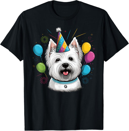Westie Event Birthday Party West Highland White Terrier T-Shirt
