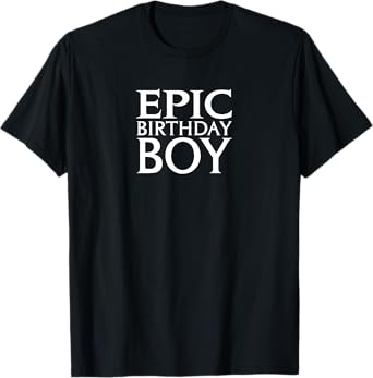 Universal Epic Universe Epic Birthday Boy Front & Back T-Shirt