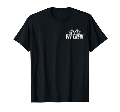 Pit Crew Birthday Family Matching Race Car Racing Party T-Shirt