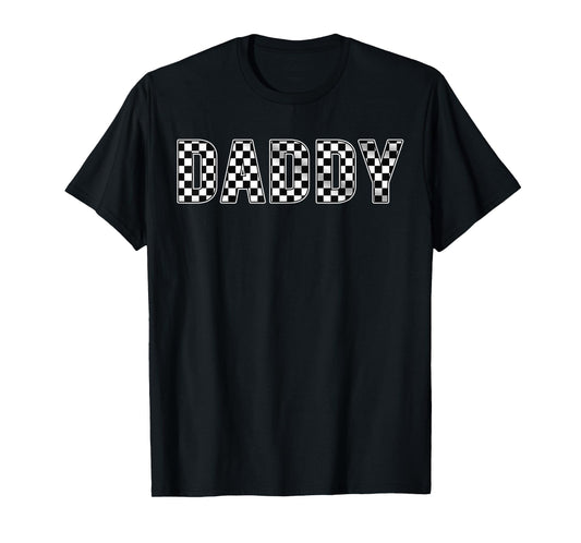 Pit Crew Daddy Racing Car Family Matching Birthday Party T-Shirt