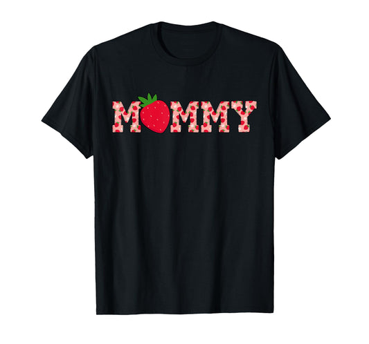 Mommy Berry Sweet Cute Strawberry Birthday Matching Family T-Shirt