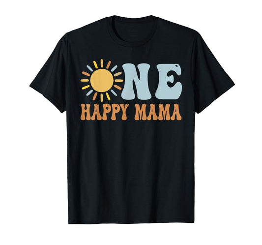 One Happy Mama of The Birthday First Trip Around the Sun T-Shirt