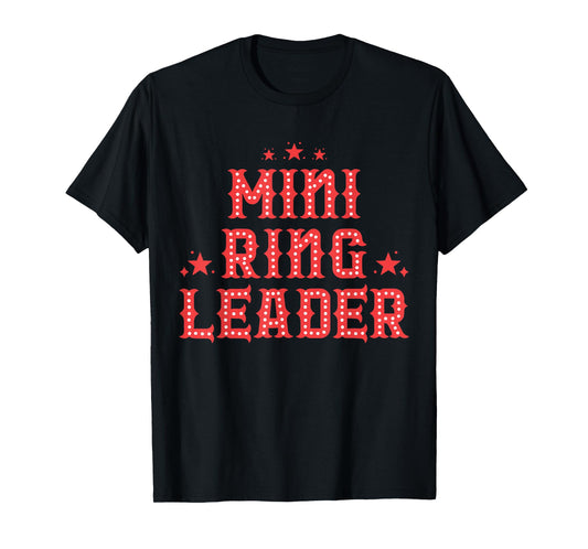 Mini Ring Leader Birthday Theme Party Matching Family Group T-Shirt