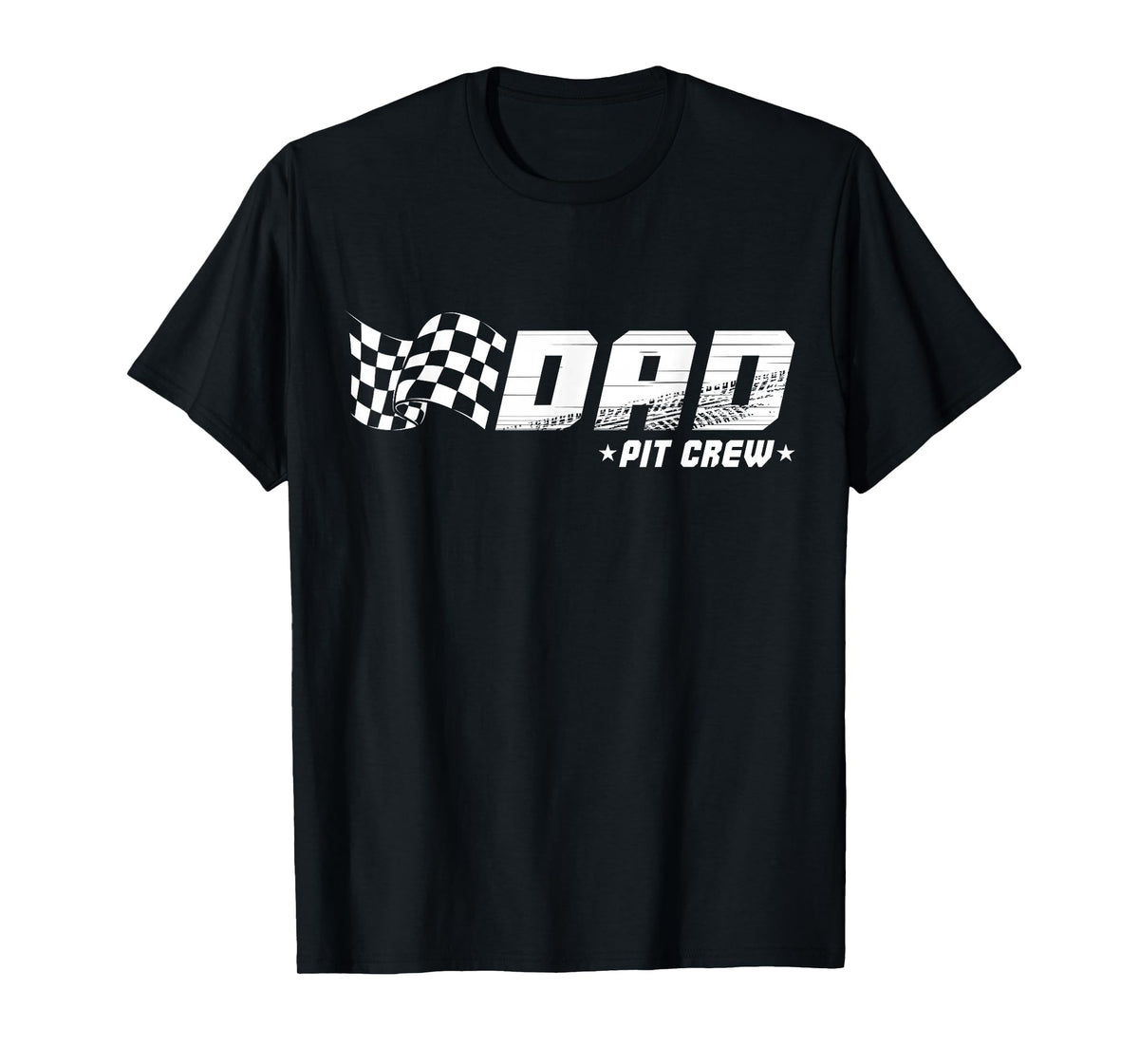 Dad Pit Crew Race Car Birthday Family Racing T-Shirt