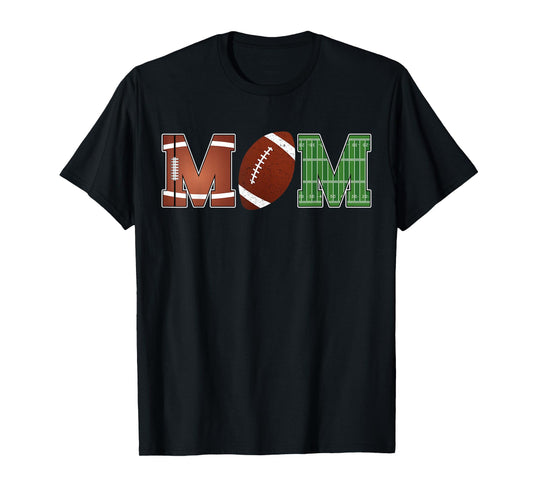 Mom Of The 1 Year Old Football First Birthday Boy Family T-Shirt