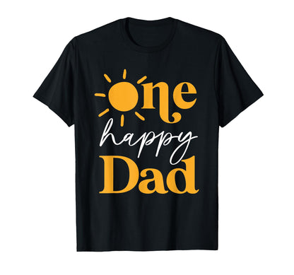 One Happy Dad of The Birthday First Trip Around the Sun T-Shirt