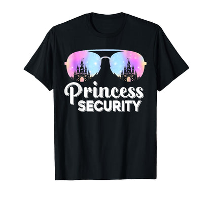 Princess Security Protection Birthday Party Matching Family T-Shirt