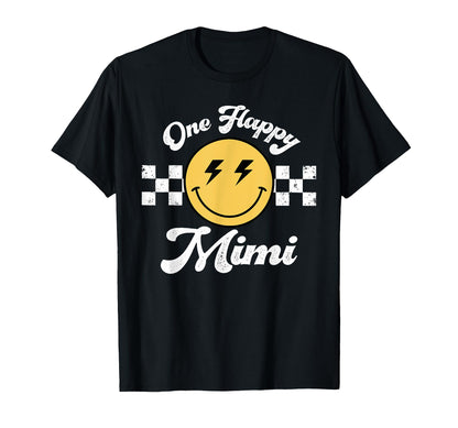 One Happy Dude Mimi 1st Birthday Party Family Matching T-Shirt