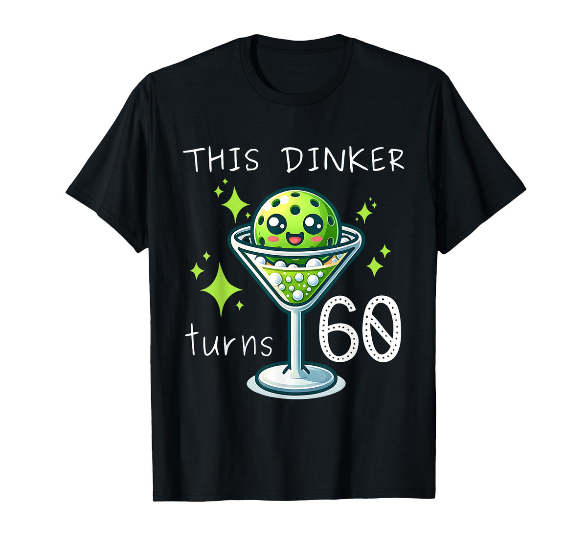 THIS DINKER TURNS 60 PICKLEBALL 60TH BIRTHDAY T-Shirt