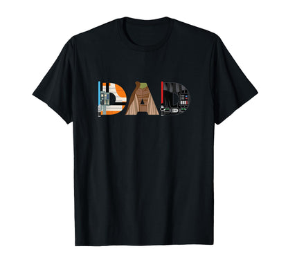 Star Wars Luke Yoda Darth Vader Dad Father’s Day Birthday T-Shirt