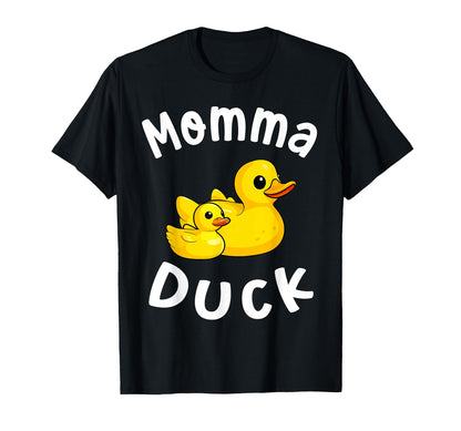 Momma Duck Birthday Rubber Duck Kids Family Matching T-Shirt
