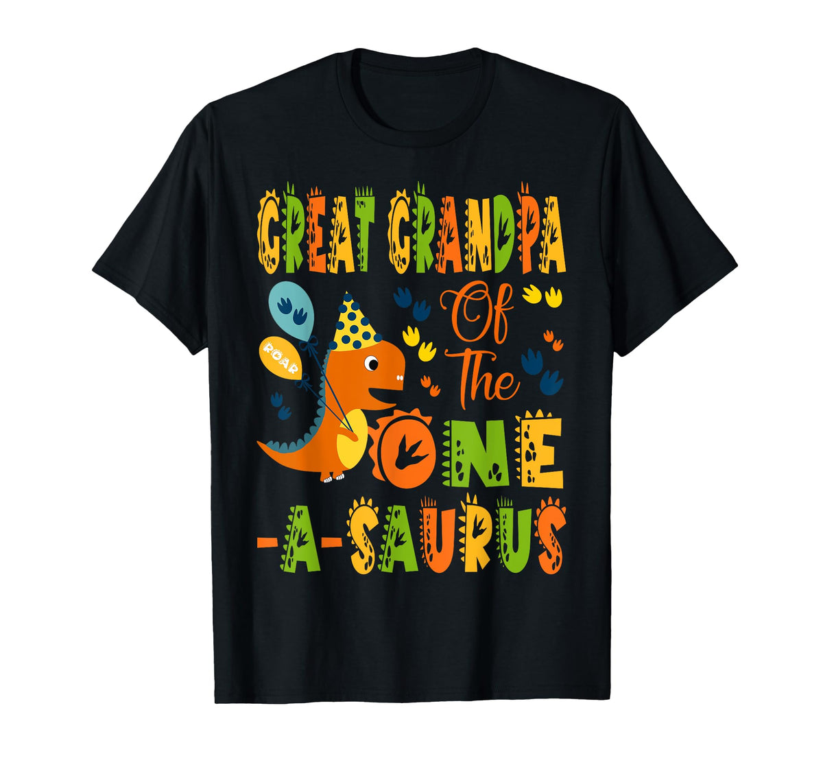 Great Grandpa of The One-A-Saurus 1St Birthday Dinosaur T-Shirt
