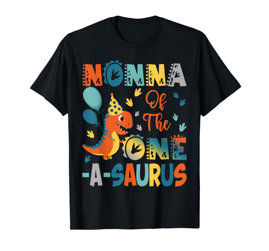 Nonna Of The One-A-Saurus 2Nd Birthday Dinosaur Party T-Shirt
