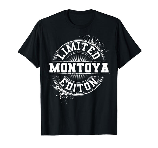 MONTOYA Funny Surname Family Tree Birthday Reunion Gift Idea T-Shirt