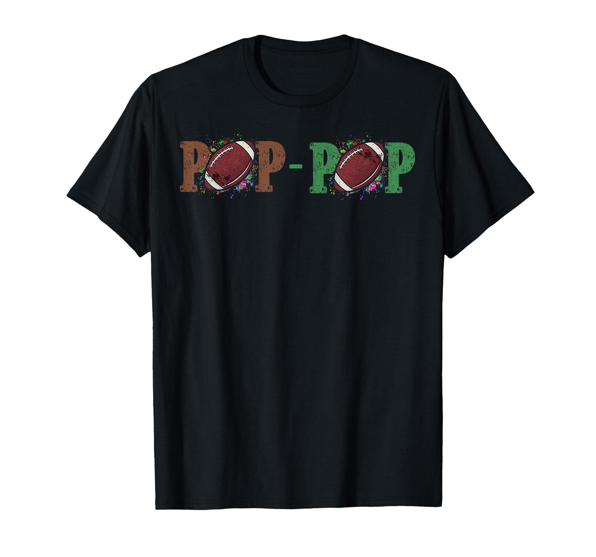 Pop Pop Grandpa Football 1st Birthday T-Shirt