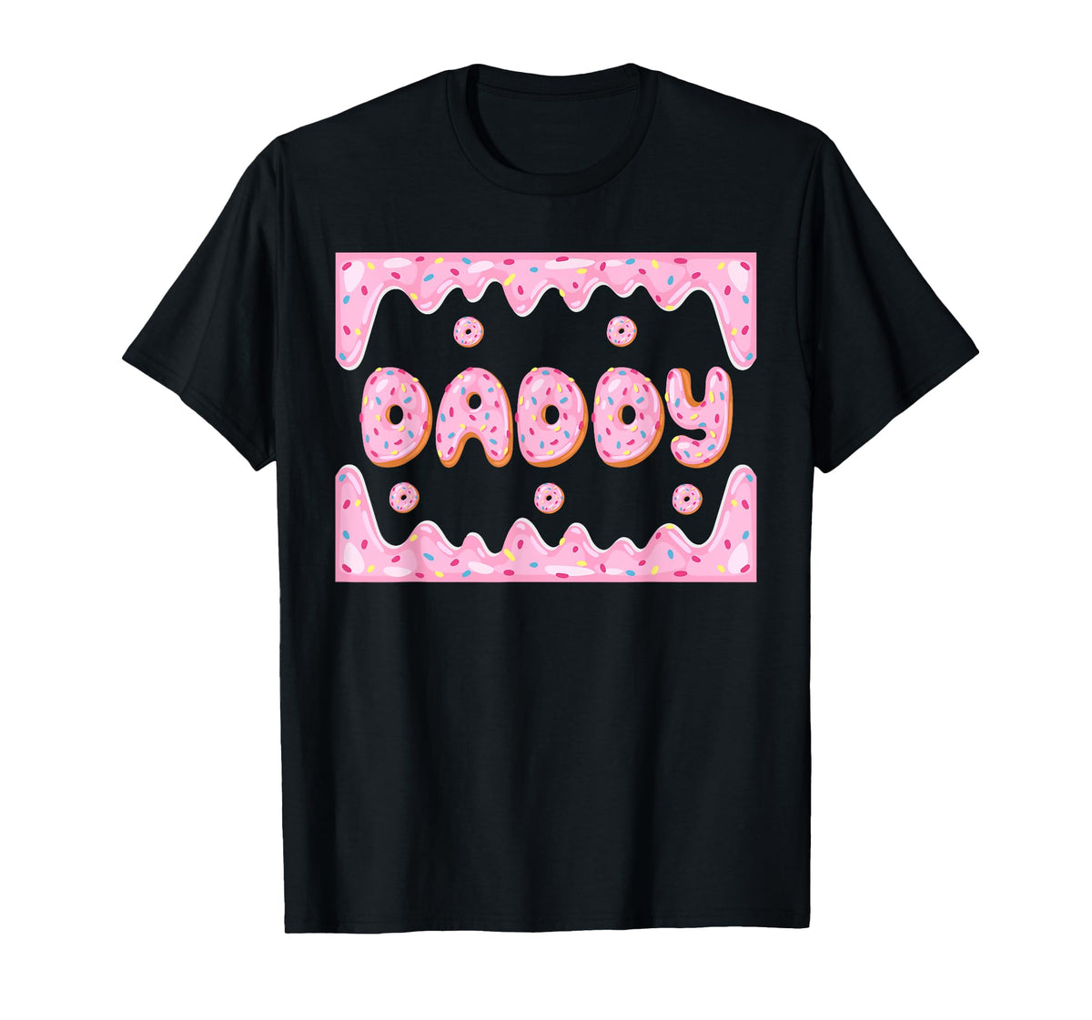 Daddy Dad Matching Birthday Squad Crew Donut Family T-Shirt