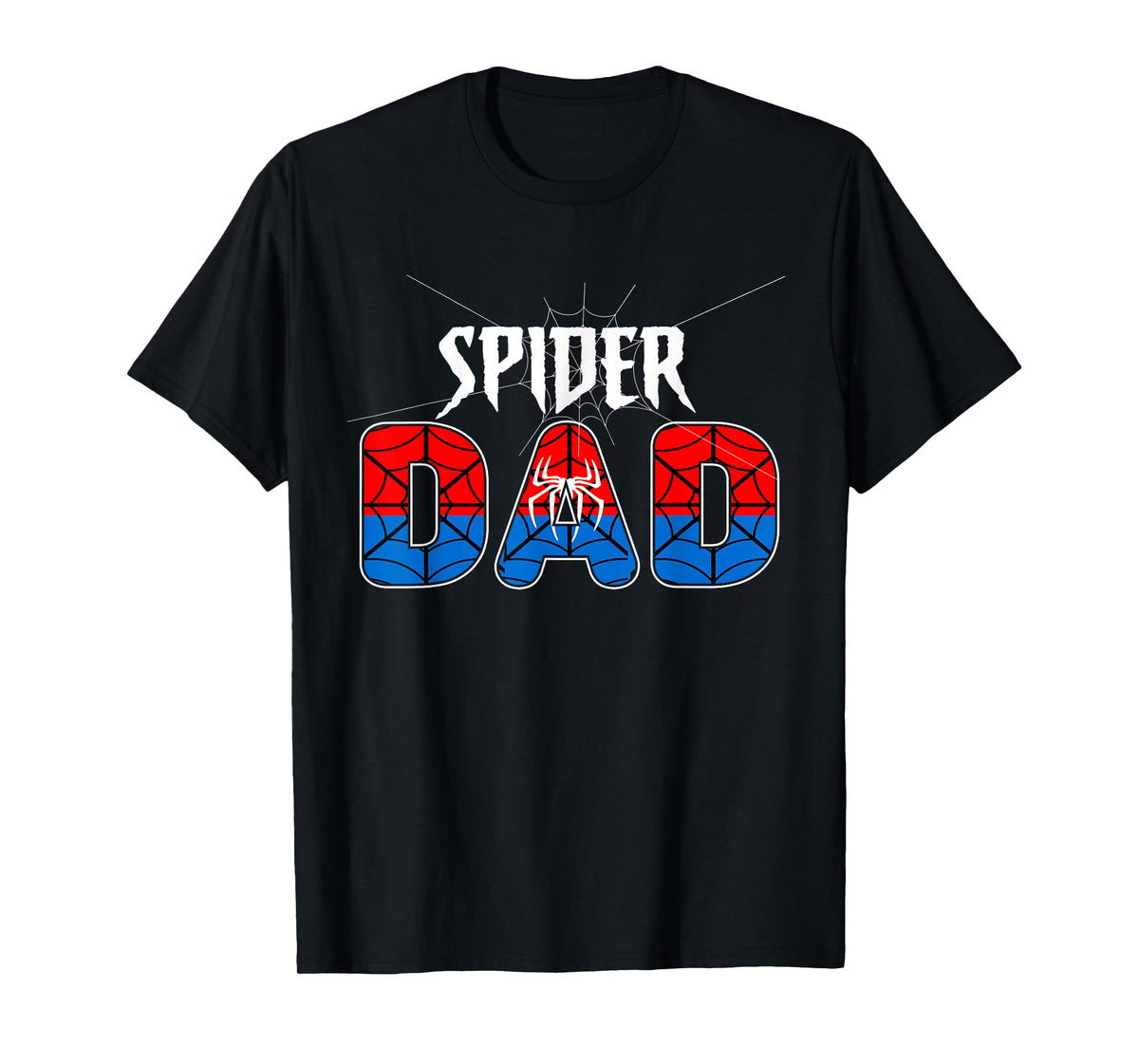 Dad and Mom Spider Family Matching Birthday Halloween T-Shirt