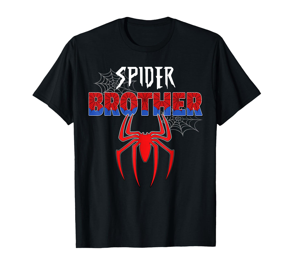 Birthday Party Spider Outfit Spider Brother Kids Boys T-Shirt