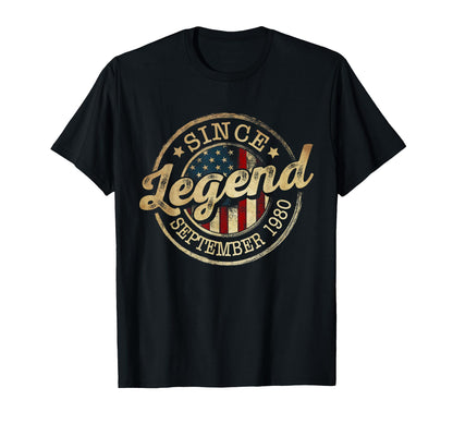 Legend Since September 1980 Vintage 45th Birthday Classic T-Shirt