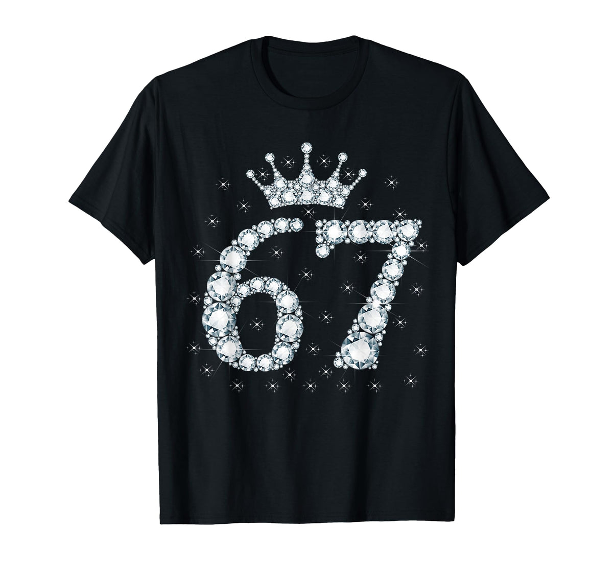 67 Crown 67 Years Old Happy 67th Birthday Girl Women T-Shirt