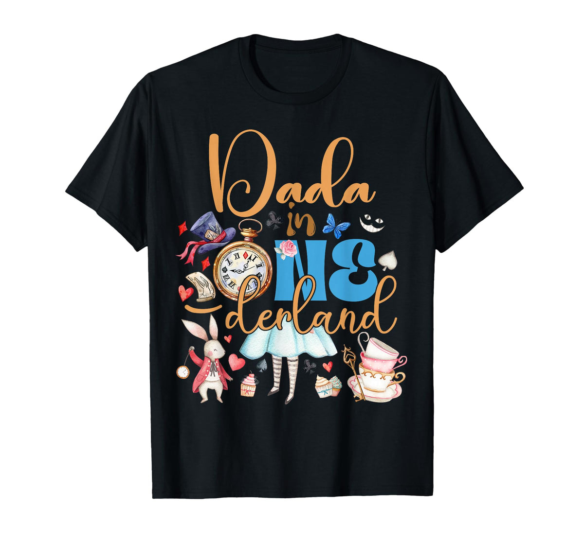 Alice Dada in ONEderland Birthday Family T-Shirt