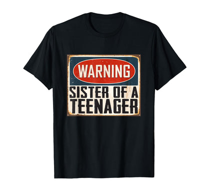 Sister 13th Birthday Matching Official Teenager T-Shirt