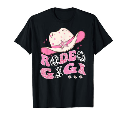 Rodeo Gigi Pink CowGirl 1St Birthday Family Matching T-Shirt