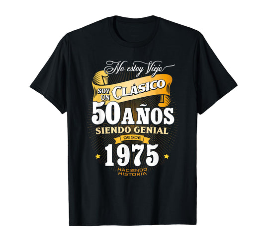 50th Birthday gift for Men in Spanish Regalo cumpleanos 50 T-Shirt