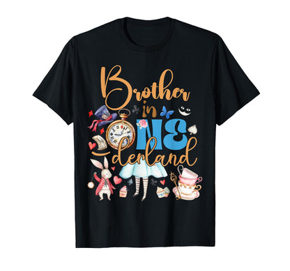 Alice Brother in ONEderland Birthday Family T-Shirt