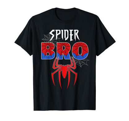 Funny Spider Bro For Birthday Matching Family T-Shirt
