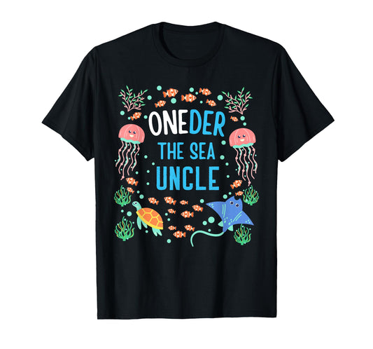 OneDer The Sea Uncle 1st Birthday Matching T-Shirt
