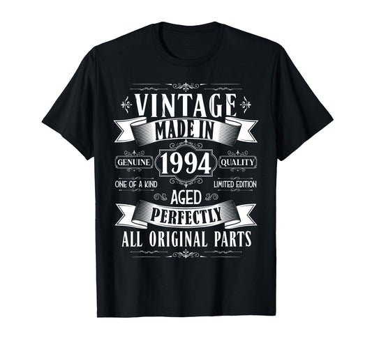 Vintage 31st birthday men Born 1994 31 years old Bday mens T-Shirt