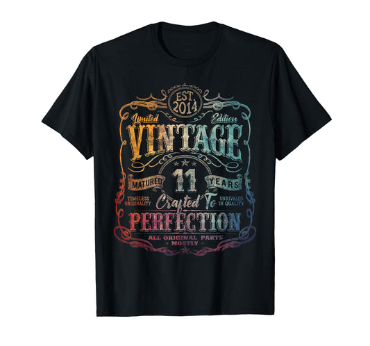 Vintage 2014 Limited Edition Shirt 11 year old 11th Birthday T-Shirt